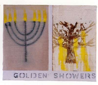 Golden Showers (diptych)